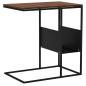 Preview: Beistelltisch Schwarz 55x36x59,5 cm Holzwerkstoff