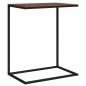 Preview: Beistelltisch Schwarz 55x35x66 cm Holzwerkstoff
