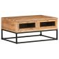 Preview: ARDEBO.de - Couchtisch 90x60x40 cm Massivholz Akazie