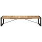 Preview: Couchtisch 180x90x40 cm Raues Mangoholz