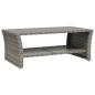Preview: Couchtisch Grau 100x50x40 cm Poly Rattan