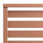 Preview: Zaunplatte WPC 180x180 cm Braun