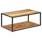 Preview: ARDEBO.de - Couchtisch 90x50x40 cm Altholz Massiv