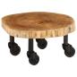 Preview: Couchtisch Massivholz Akazie 60x55x25 cm