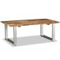 Preview: Couchtisch Altholz Massiv 100x60x38 cm