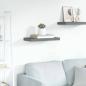 Preview: ARDEBO.de - Schweberegal Hochglanz-Grau 50x23,5x3,8 cm MDF