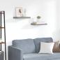 Preview: ARDEBO.de - Schwebende Wandregale 2 Stk. Grau 40x23,5x3,8cm MDF