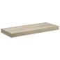 Preview: Schwebendes Wandregal Eichefarben 60x23,5x3,8 cm MDF