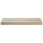 Preview: Schwebendes Wandregal Eichefarben 60x23,5x3,8 cm MDF