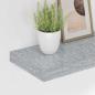 Preview: Schweberegale 2 Stk. Betongrau 80x23,5x3,8 cm MDF