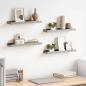 Preview: ARDEBO.de - Wandregale 4 Stk. Grau 40x9x3 cm