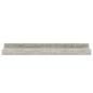 Preview: Wandregale 4 Stk. Betongrau 40x9x3 cm