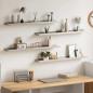 Preview: ARDEBO.de - Wandregale 4 Stk. Betongrau 80x9x3 cm
