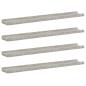 Preview: Wandregale 4 Stk. Betongrau 80x9x3 cm