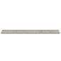 Preview: Wandregale 4 Stk. Betongrau 80x9x3 cm