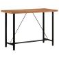 Preview: ARDEBO.de - Bartisch 150x70x107 cm Massivholz Akazie und Eisen