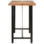 Preview: Bartisch 150x70x107 cm Massivholz Akazie und Eisen