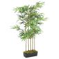 Preview: ARDEBO.de - Bambusbaum Künstlich 730 Blätter 120 cm Grün