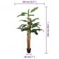 Preview: Bananenbaum Künstlich 18 Blätter 150 cm Grün
