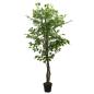 Preview: ARDEBO.de - Ficusbaum Künstlich 378 Blätter 80 cm Grün