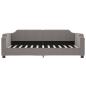 Preview: Tagesbett Ausziehbar Taupe 80x200 cm Stoff