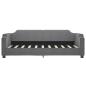 Preview: Tagesbett Ausziehbar Dunkelgrau 90x190 cm Stoff