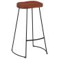 Preview: Gavin Barhocker 2 Stk. 50x40x78 cm Massivholz Mango