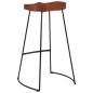 Preview: Gavin Barhocker 2 Stk. 50x40x78 cm Massivholz Mango