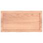 Preview: Tischplatte Hellbraun 80x40x(2-4) cm Massivholz Eiche Behandelt