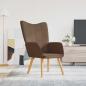 Preview: ARDEBO.de - Relaxsessel Braun Stoff