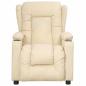 Preview: Relaxsessel Creme Stoff