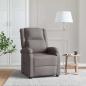 Preview: ARDEBO.de - Relaxsessel Taupe Stoff
