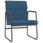 Preview: Loungesessel Blau 55x64x80 cm Stoff