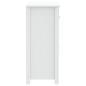 Preview: Badschrank BERG Weiß 69,5x34x80 cm Massivholz Kiefer