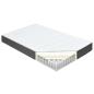 Preview: Boxspringbett Dunkelgrau Stoff 140x200 cm