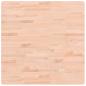 Preview: Tischplatte 80x80x1,5 cm Quadratisch Massivholz Buche