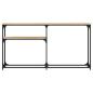 Preview: Konsolentisch Sonoma-Eiche 145x22,5x75 cm Holzwerkstoff