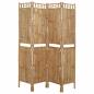 Preview: 4-tlg. Raumteiler Bambus 160x180 cm