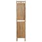 Preview: 4-tlg. Raumteiler Bambus 160x180 cm