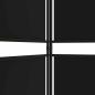 Preview: 6-tlg. Paravent Schwarz 300x220 cm Stoff