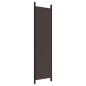 Preview: 5-tlg. Paravent Braun 250x200 cm Stoff