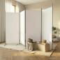 Preview: ARDEBO.de - 4-tlg. Paravent Wei? 346x180 cm Stoff