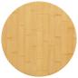 Preview: ARDEBO.de - Tischplatte Ø40x4 cm Bambus