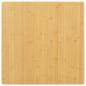 Preview: ARDEBO.de - Tischplatte 70x70x2,5 cm Bambus