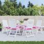 Preview: ARDEBO.de - Stuhlkissen 6 Stk. Rosa 50x50x7 cm Oxford-Gewebe