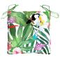 Preview: Sitzkissen 2 Stk. Mehrfarbig 40x40x7 cm Stoff