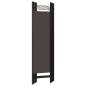 Preview: 6-tlg. Raumteiler Braun 240 x 180 cm