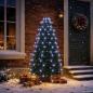 Preview: Weihnachtsbaum-Lichternetz mit 150 LEDs Blau 150 cm