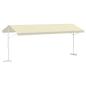 Preview: Freistehende Markise 600x300 cm Creme