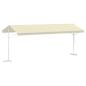 Preview: Freistehende Markise 600x300 cm Creme